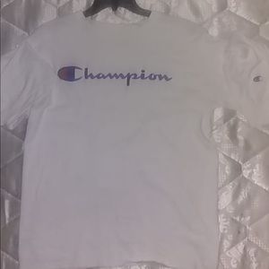 White champion long sleeve